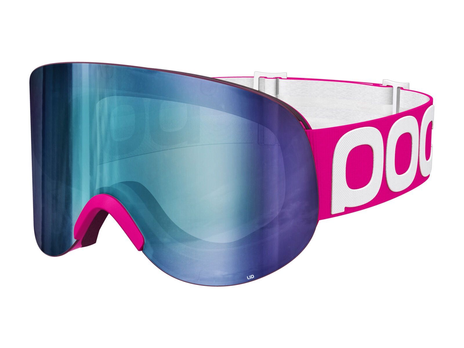 POC Lid, fluorescent pink/Lens: bronze blue mirror - Bild 1
