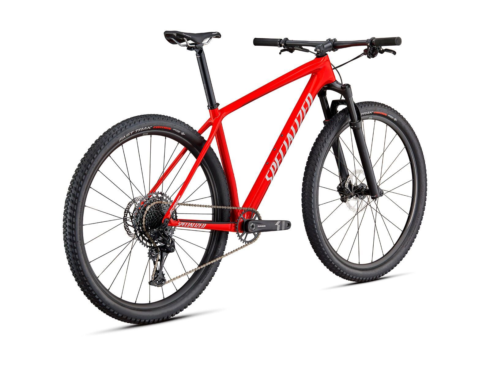 Specialized Epic HT, gloss flo red/metallic white silver/tarmac black - Bild 3