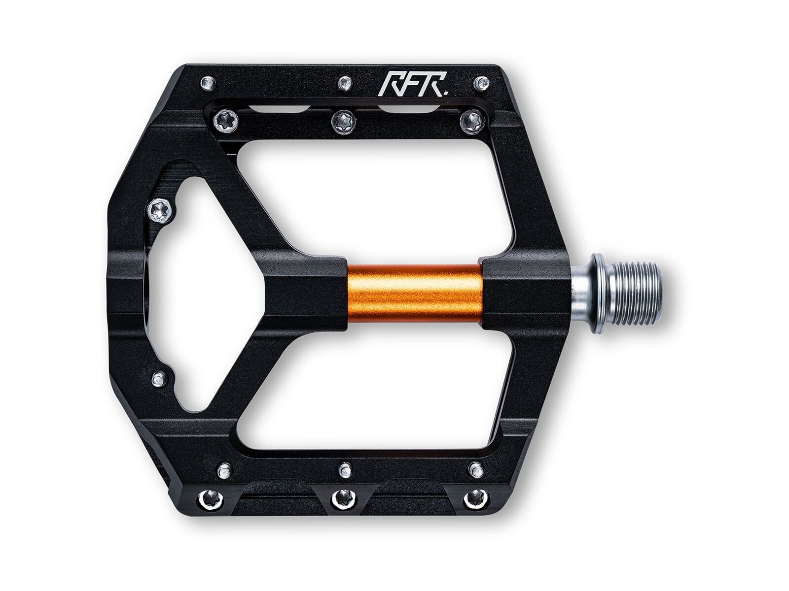 ***2. Wahl*** Cube RFR Pedale Flat SLT 2.0 black´n´orange - Bild 1