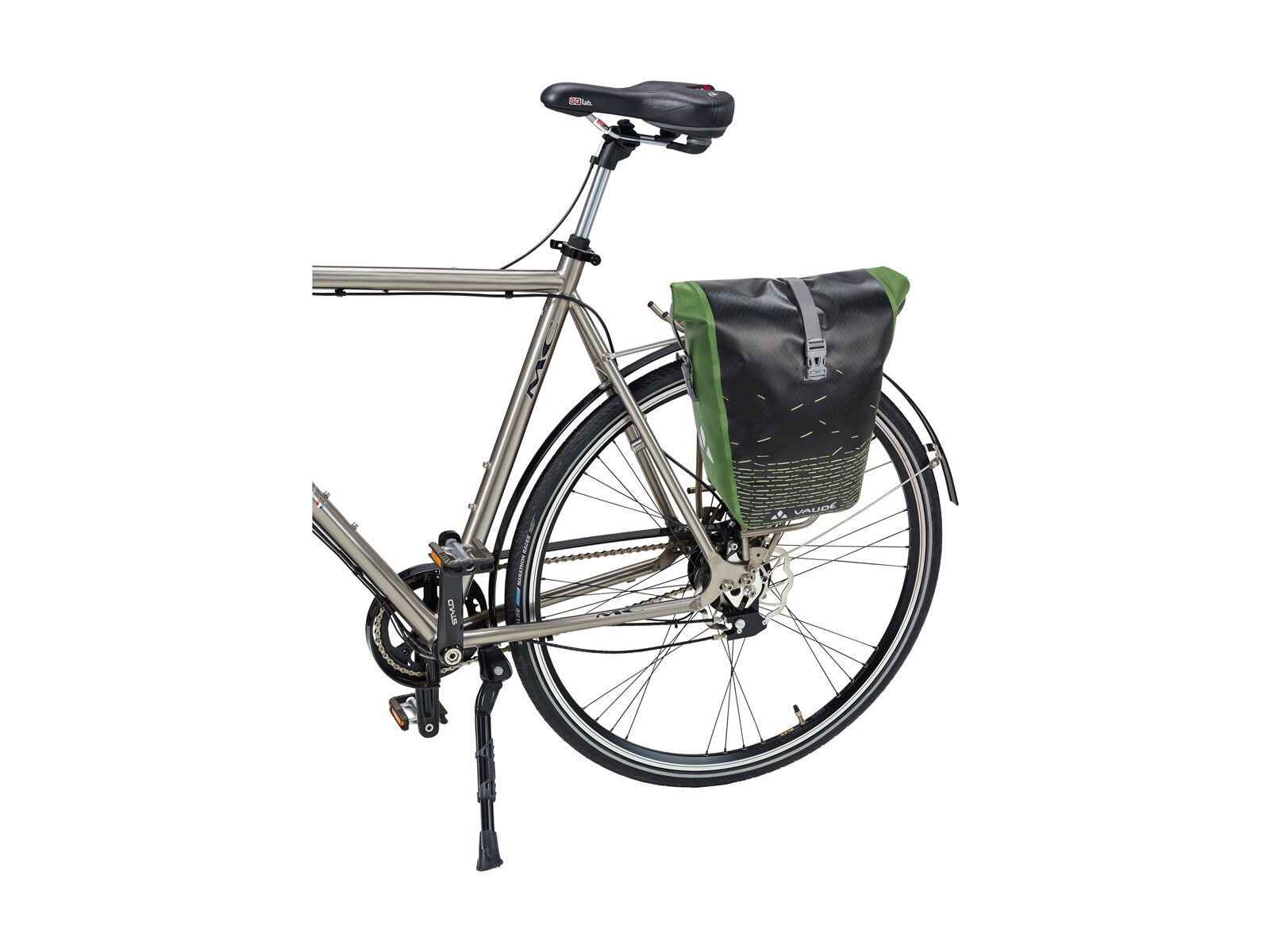 Vaude Aqua Back Print Single, black/green - Bild 5