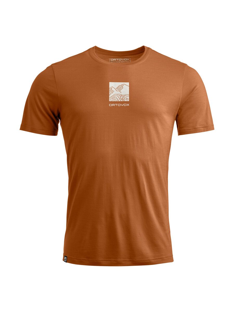 Ortovox 120 Merino Cool Tec Abstract TS M, bristle brown - Bild 1