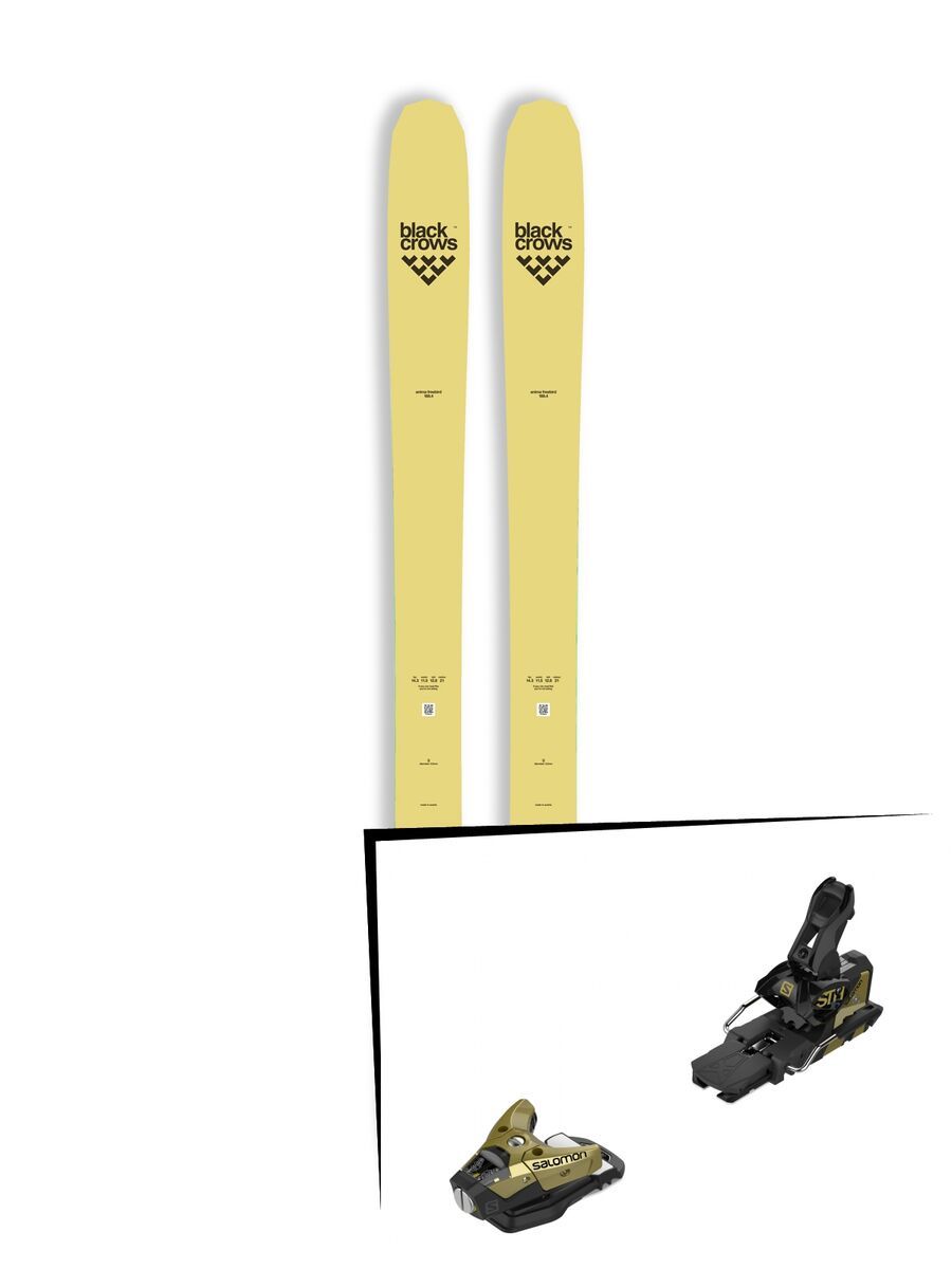Set: Black Crows Anima Freebird 2018 + Salomon STH2 WTR 16 gold/black - Bild 1