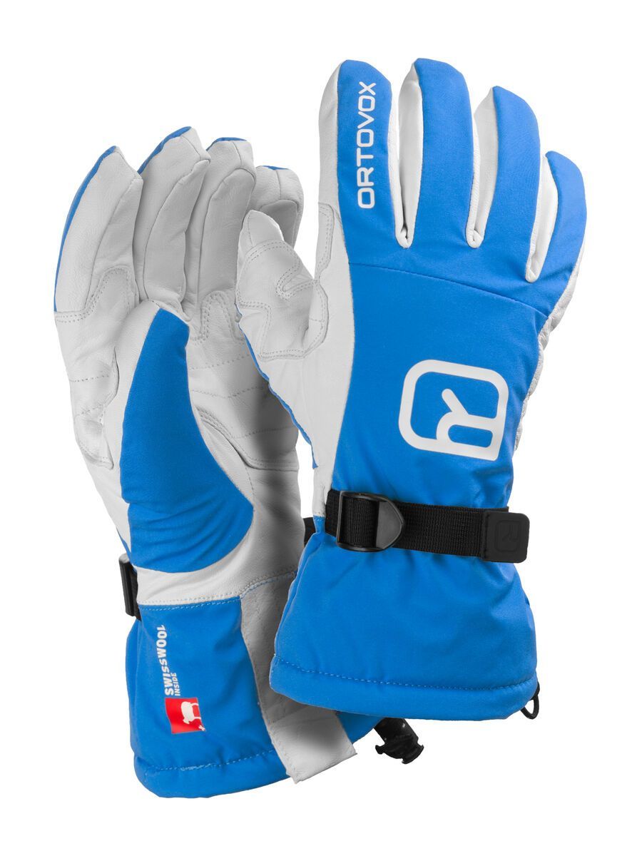 Ortovox Swisswool Glove Freeride, blue ocean - Bild 1