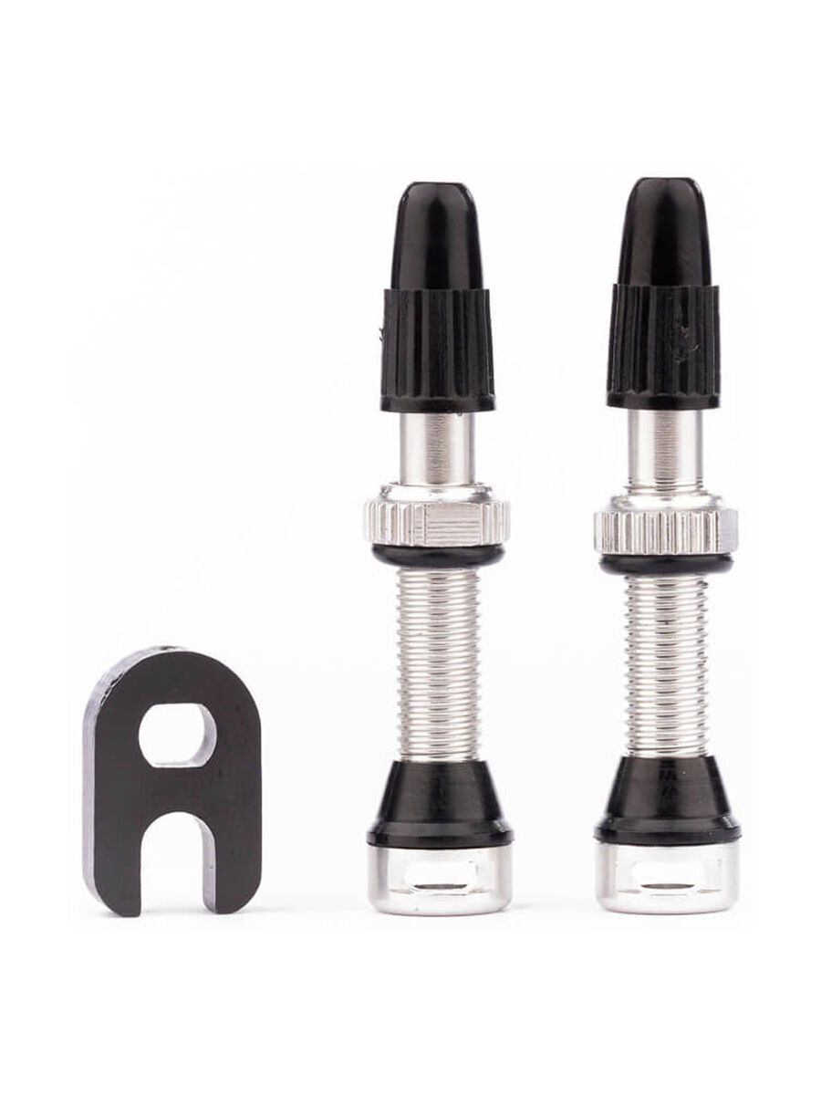 Tune Tubeless-Ventil Set - 35 mm, silver - Bild 1
