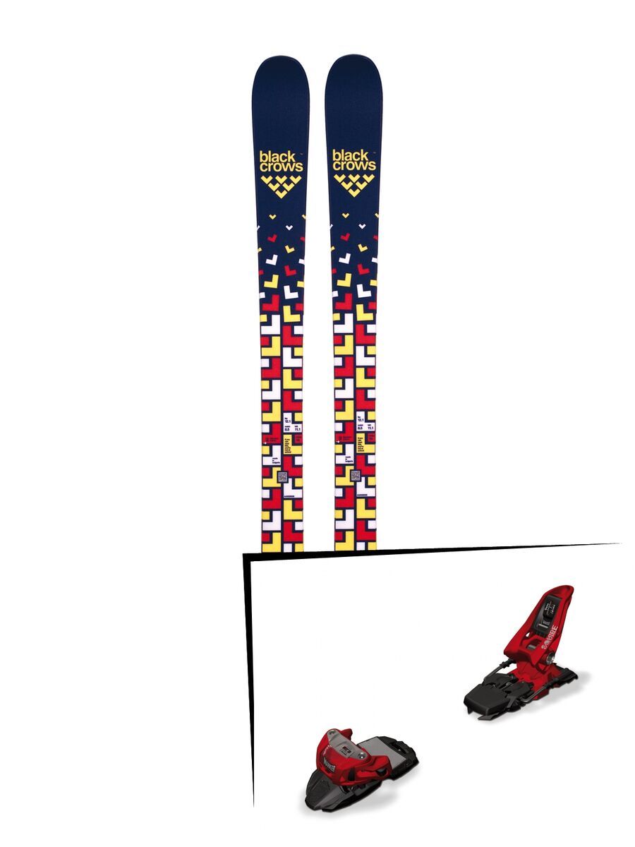 Set: Black Crows Junius 2018 + Marker Squire 11 red - Bild 1