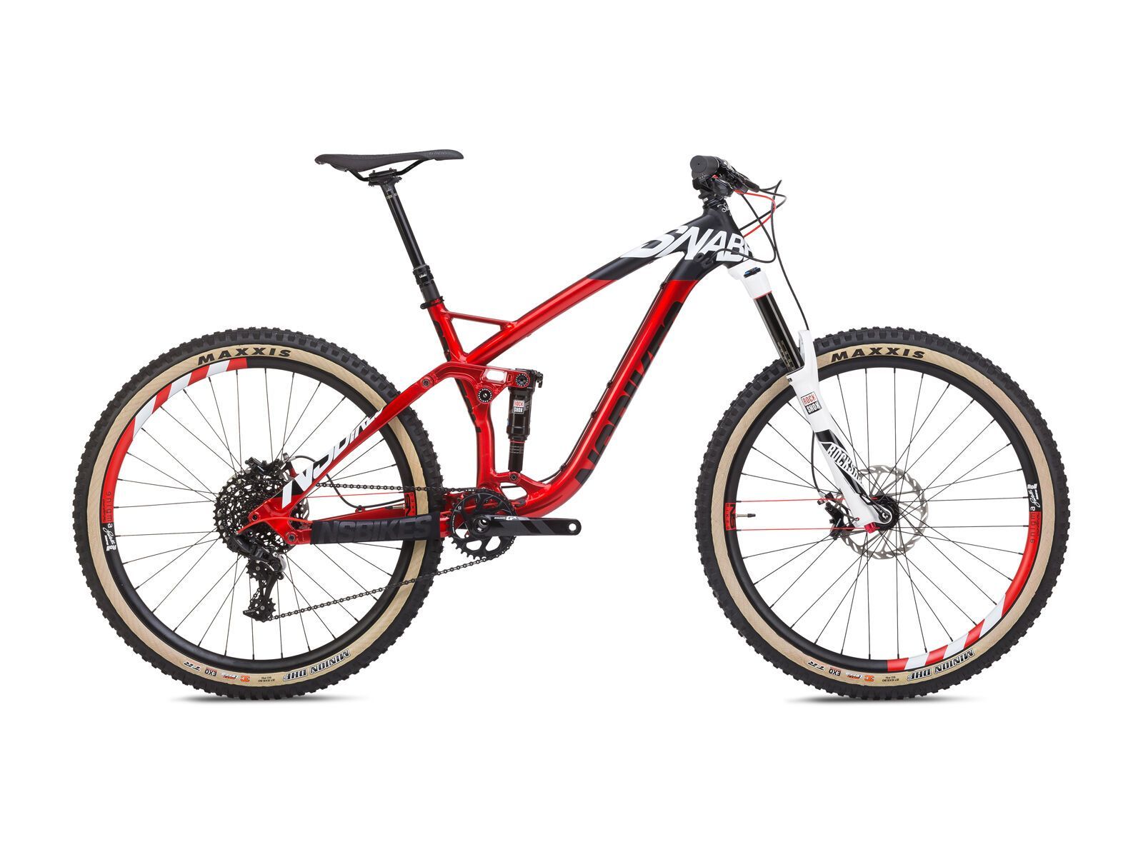 NS Bikes Snabb T 1, black/red - Bild 1