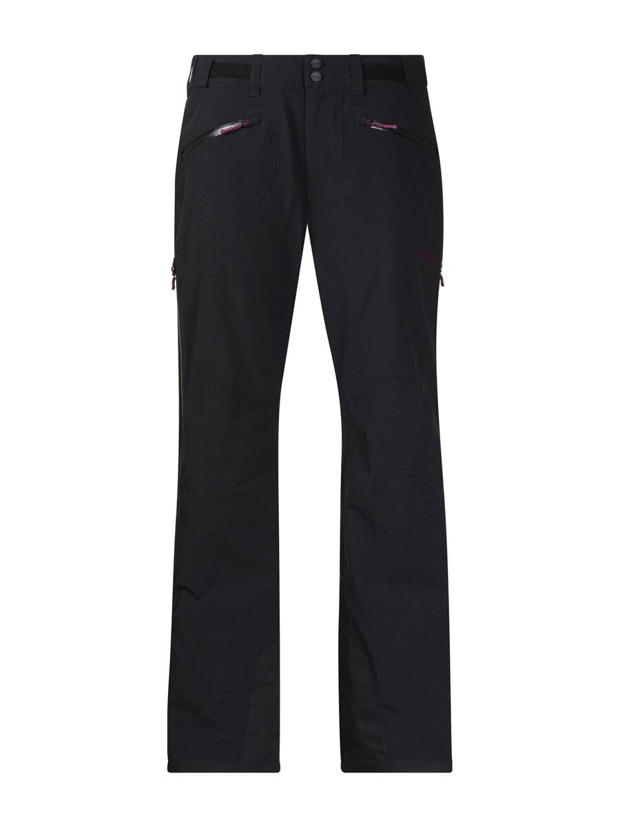 Bergans Oppdal Insulated Lady Pant, black / plum - Bild 1