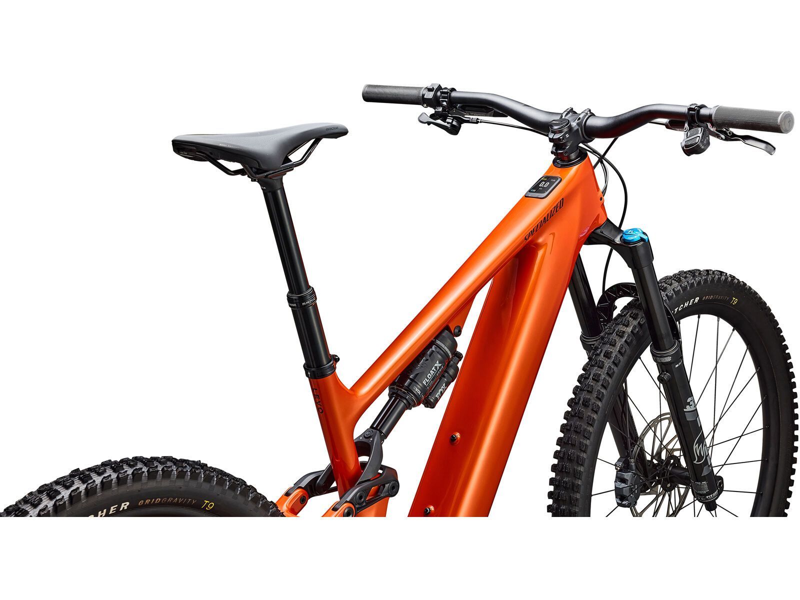 Specialized Turbo Levo 4 Comp, gloss orange tint over silver dust/dark navy - Bild 4
