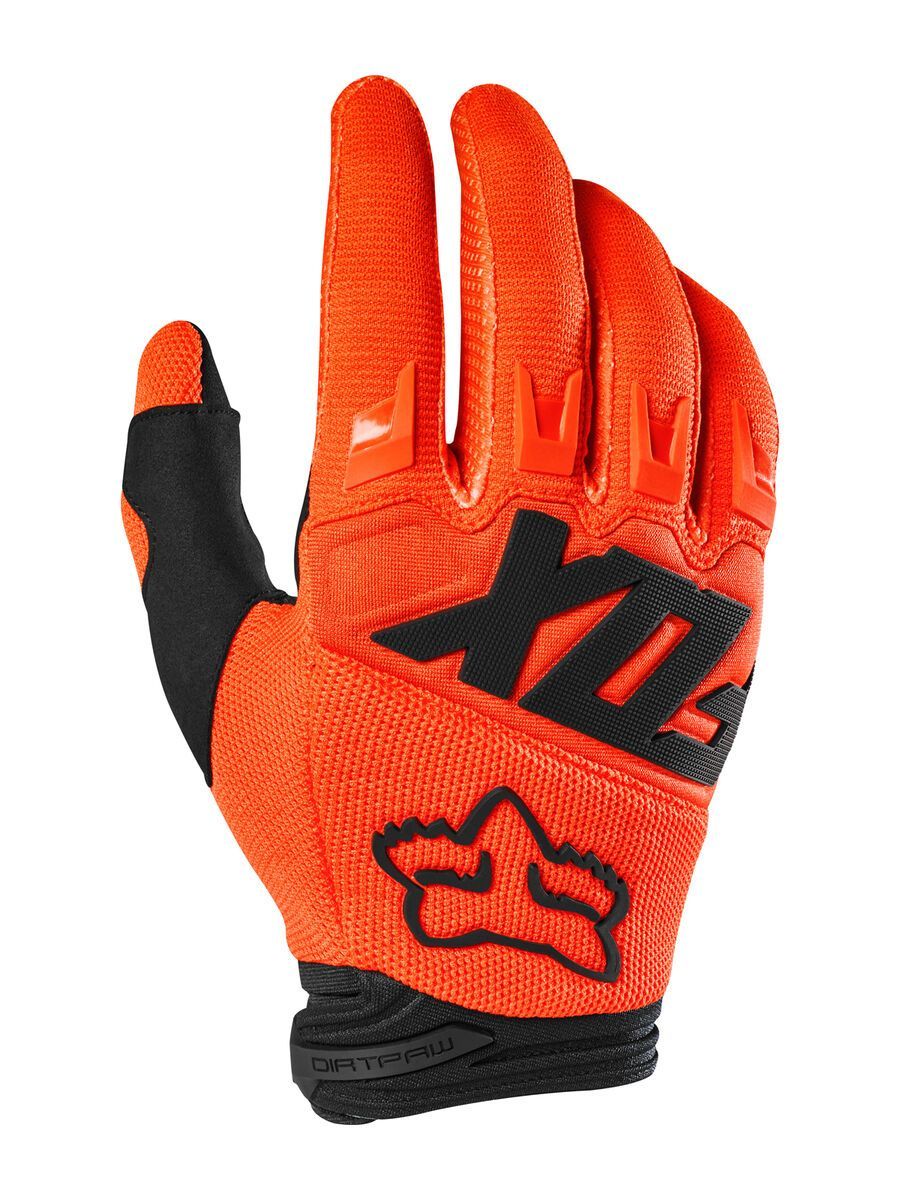Fox Dirtpaw Race Glove, fluorescent orange - Bild 1