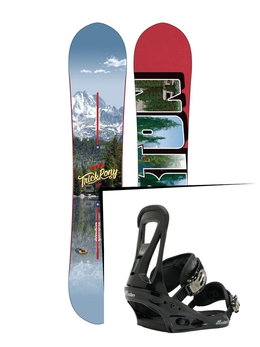 Set: Burton Trick Pony 2015 +  Freestyle (1464193S) - Bild 1