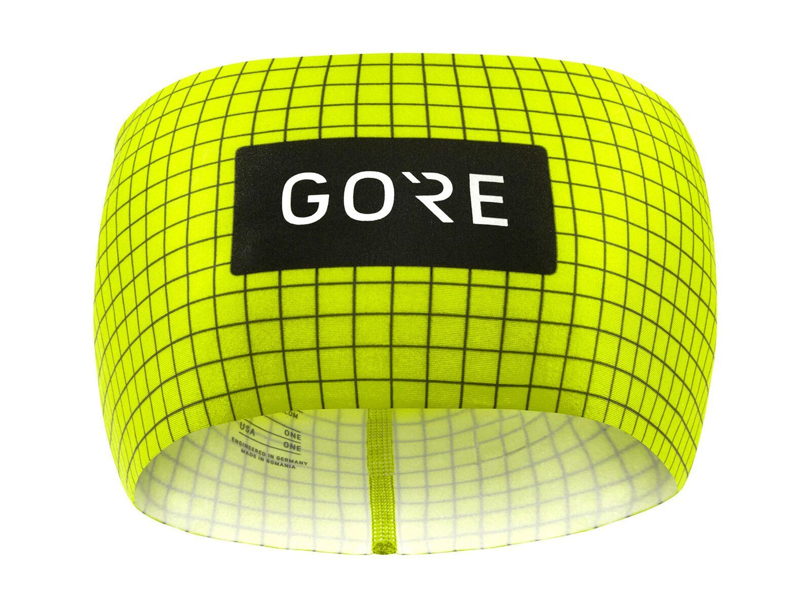 GOREWEAR Grid Stirnband, neon yellow/black - Bild 1