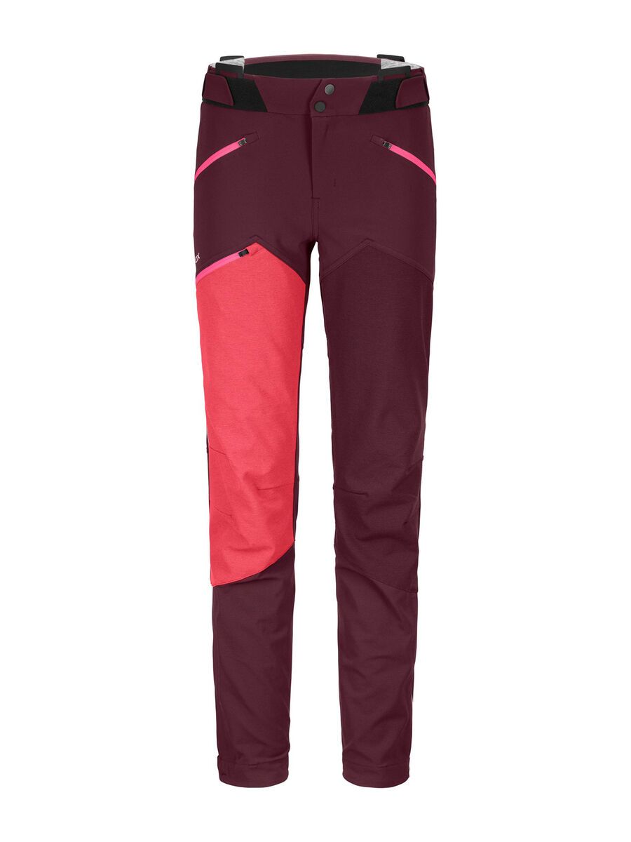 Ortovox Westalpen Softshell Pants W, dark wine - Bild 1