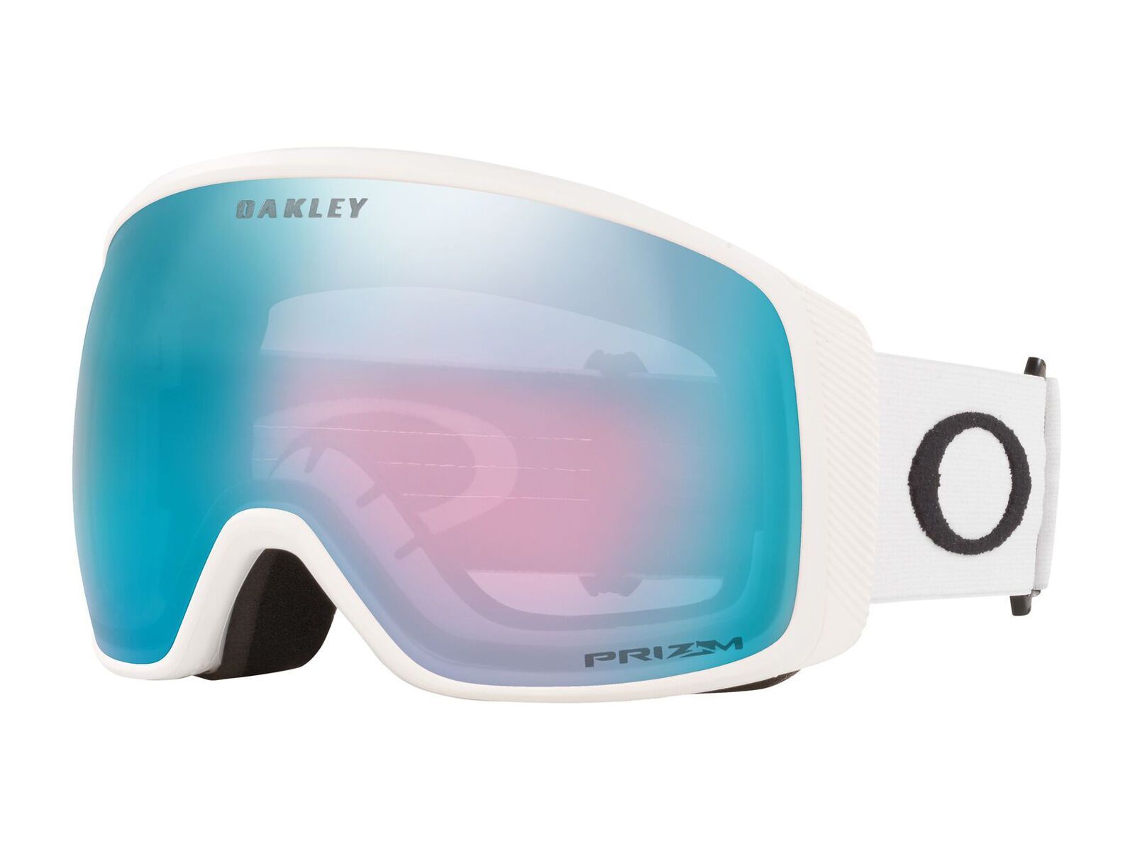 Oakley Flight Tracker L, Prizm Snow Sapphire Iridium / matte white - Bild 1