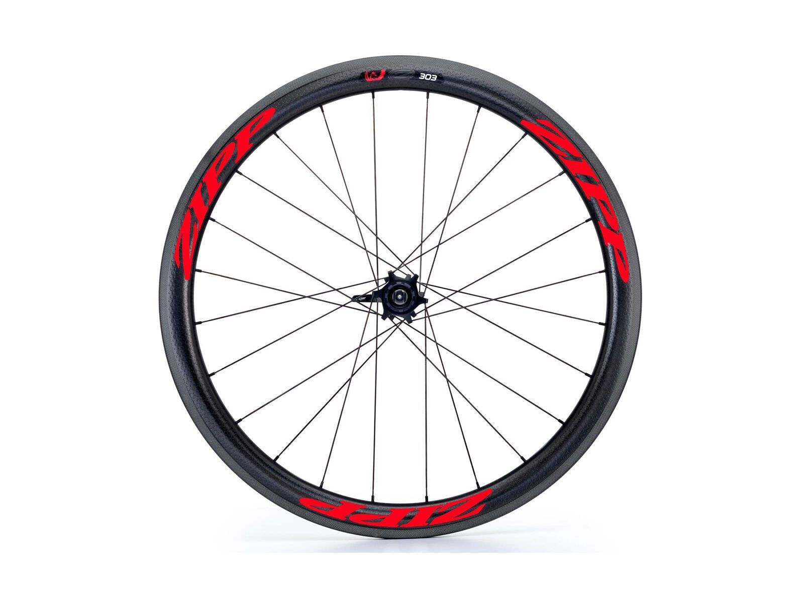 Zipp 303 Firecrest Tubular, schwarz/rot - Bild 1