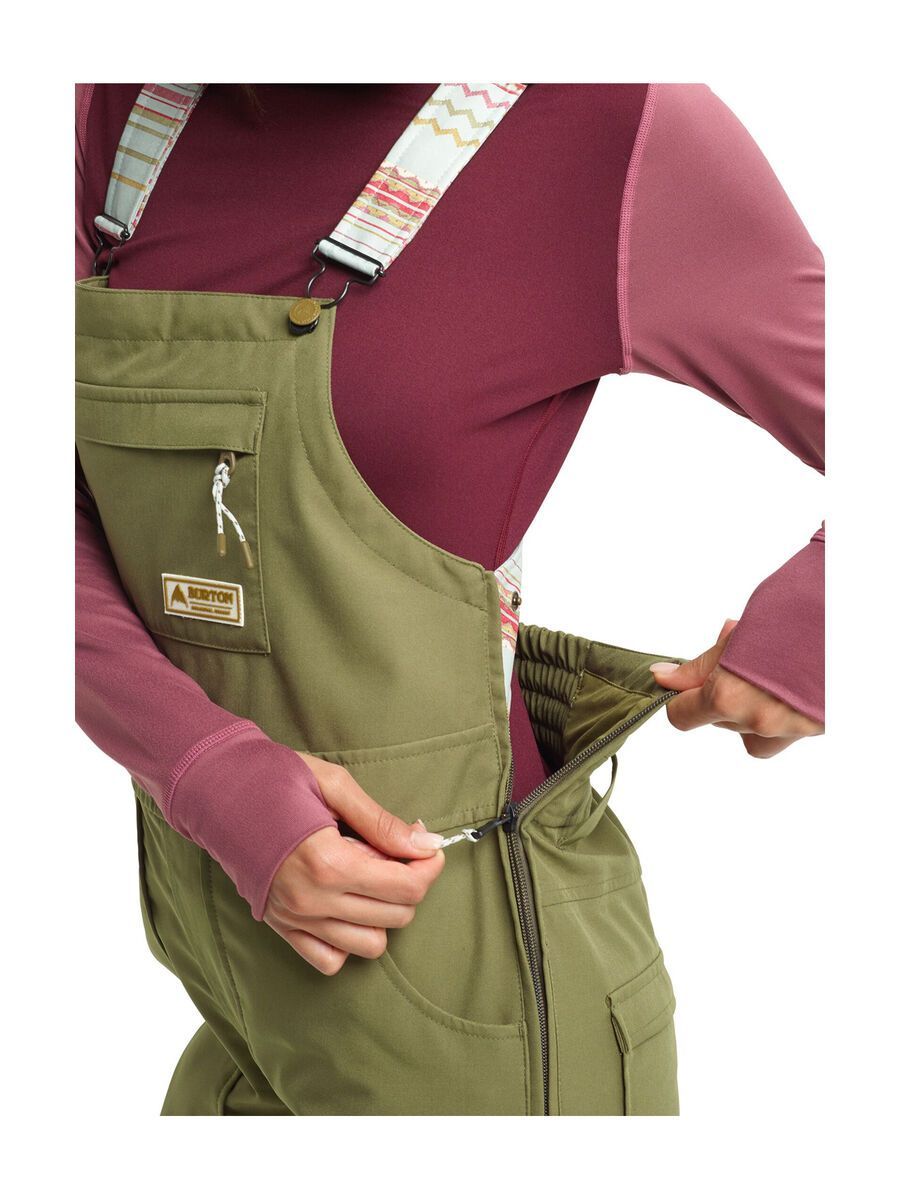 Burton Women's Avalon Bib Pant, martini olive - Bild 5