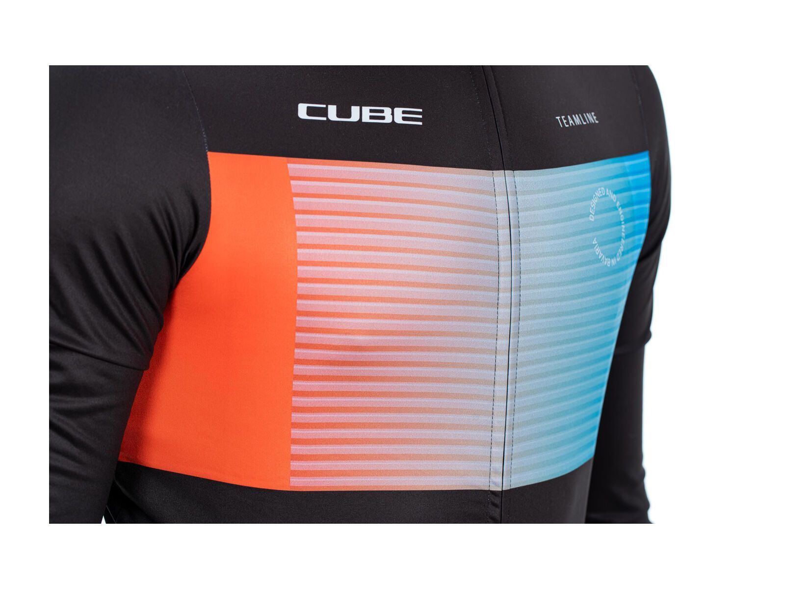 Cube Vertex Trikot langarm, black´n´blue´n´red - Bild 4