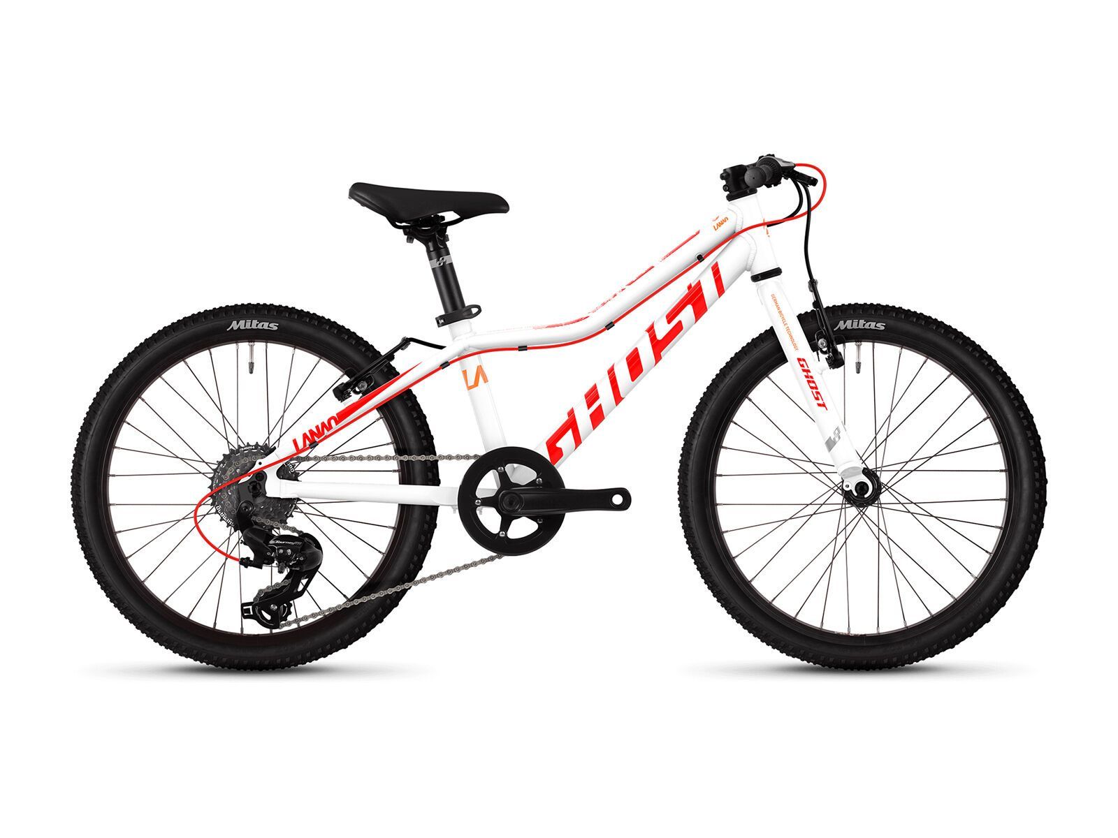 Ghost Lanao R1.0 AL, star white/neon red/juice orange - Bild 1