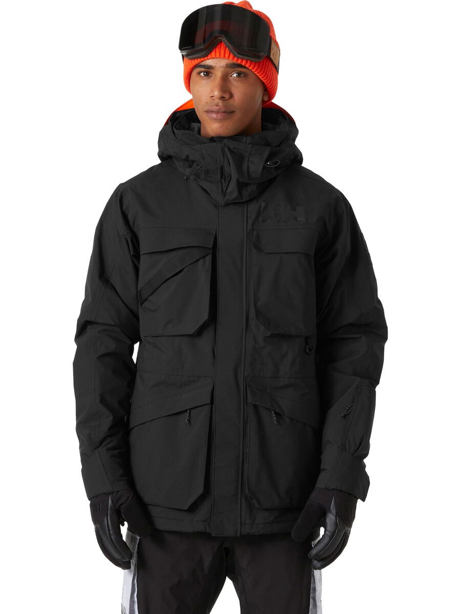 Helly Hansen ULLR D Heritage Long Jacket, black - Bild 3