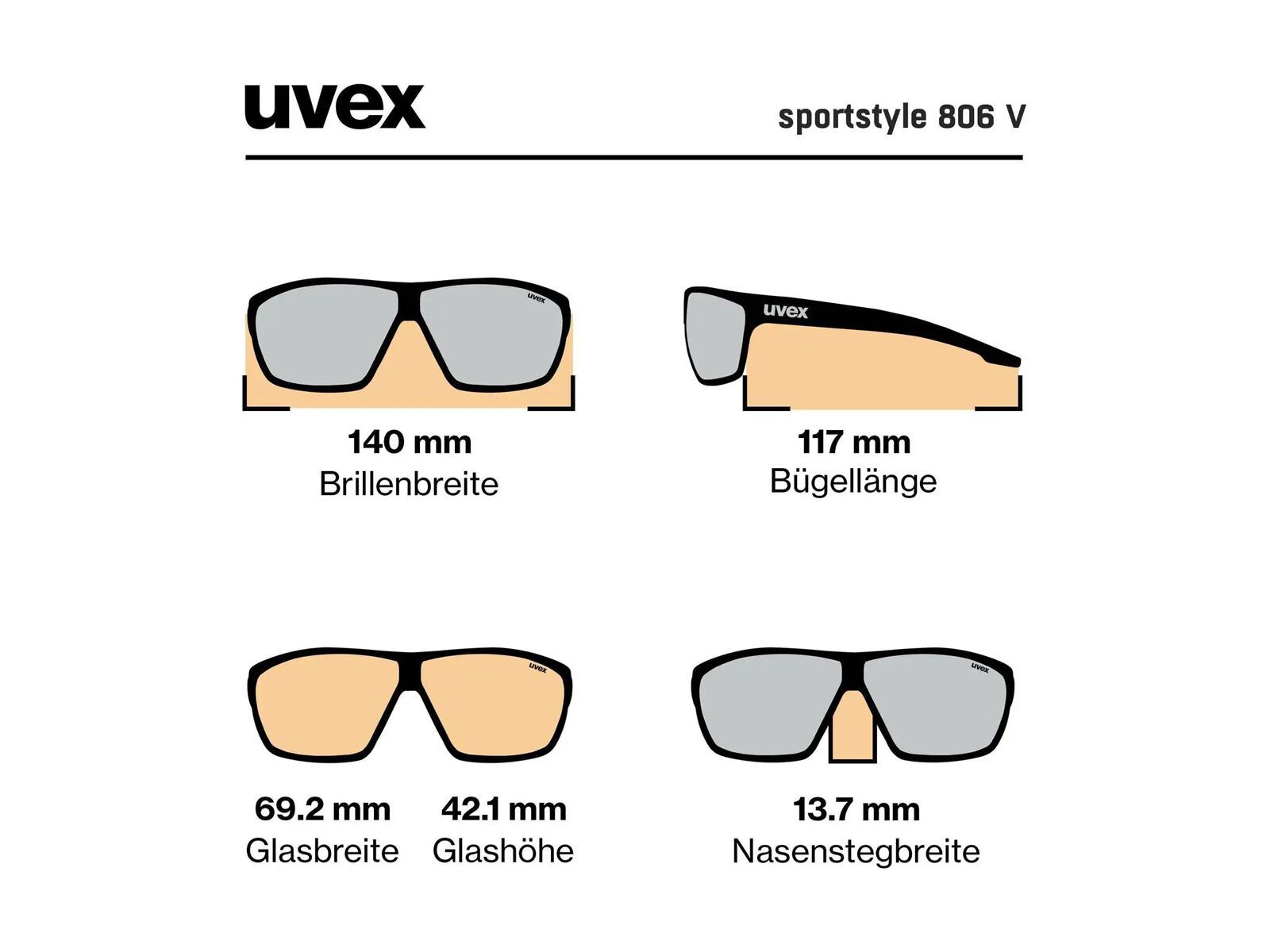 uvex sportstyle 806 V, Variomatic Smoke / black mat - Bild 6