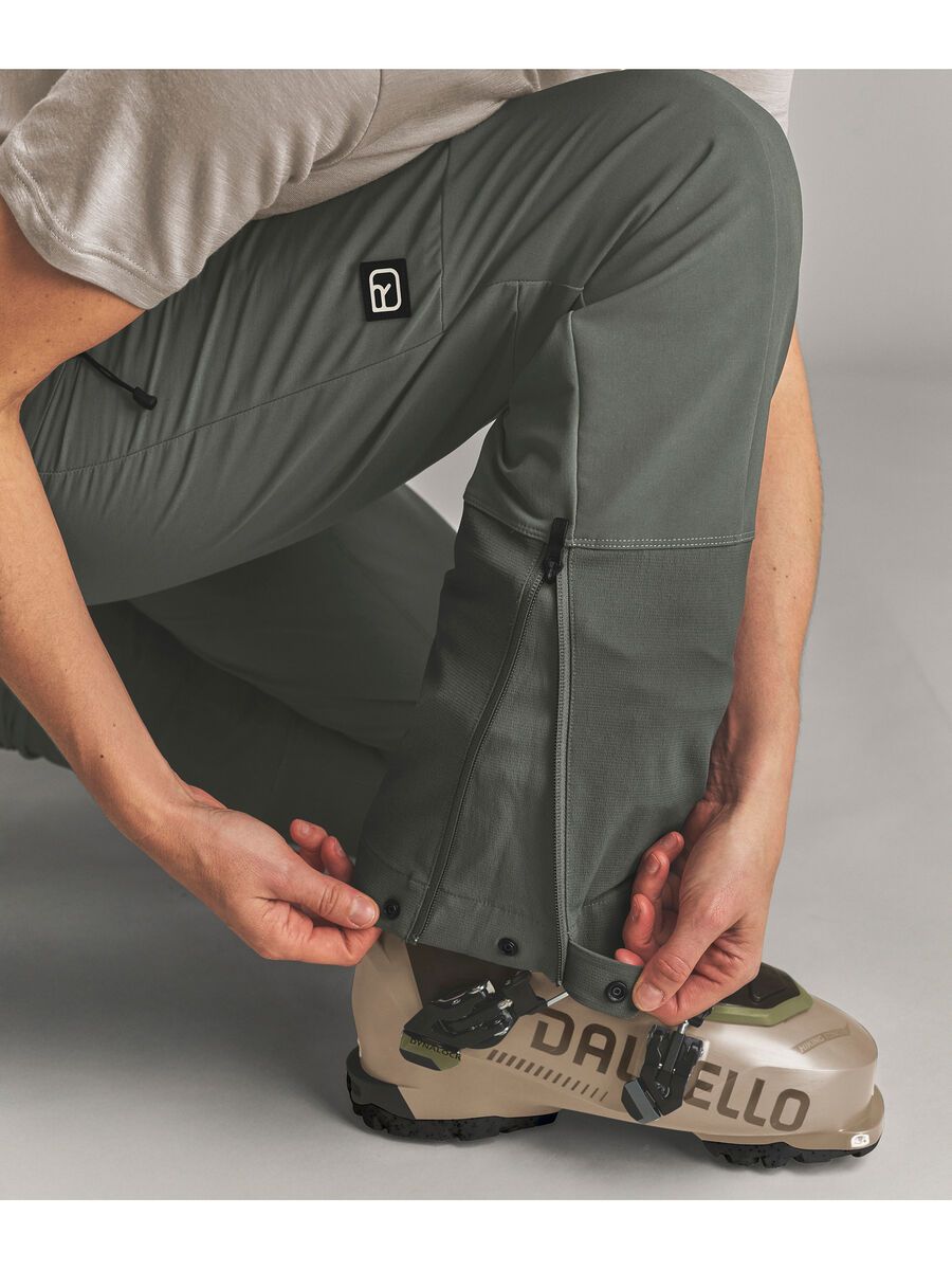 Ortovox Ortler Softshell Pants W, dark sage - Bild 9