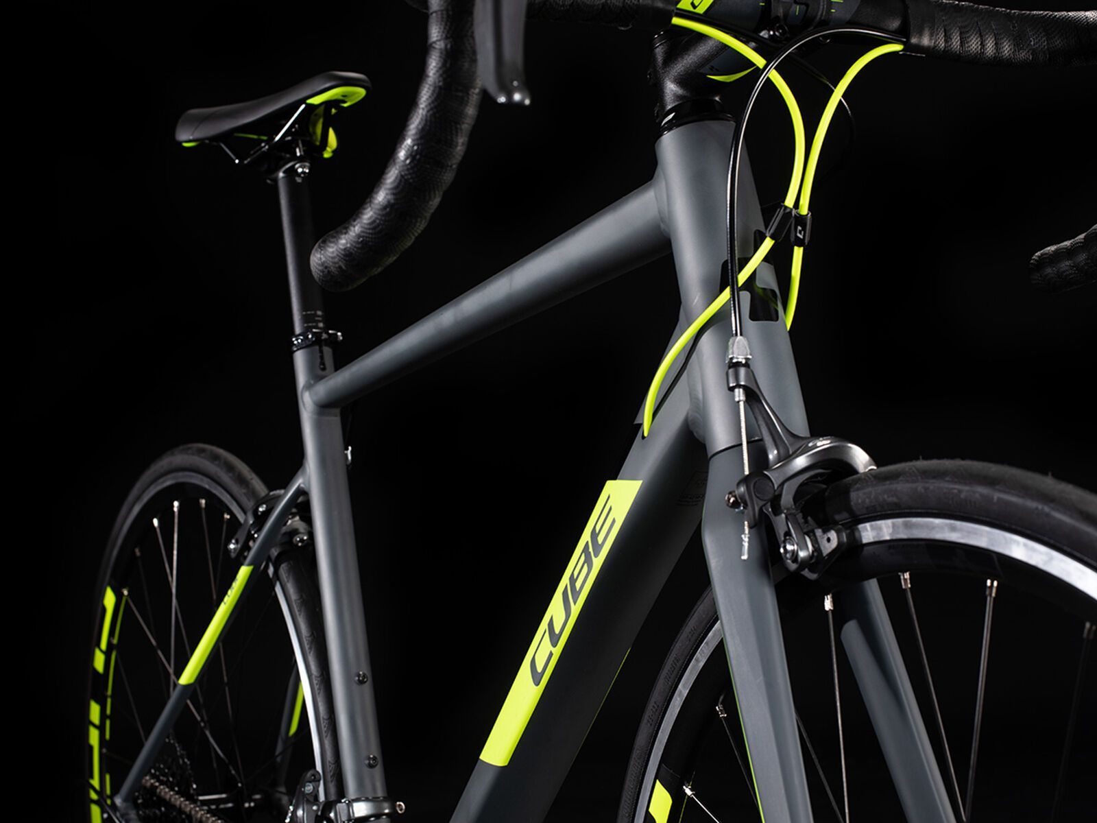Cube Attain, grey´n´flashyellow - Bild 4