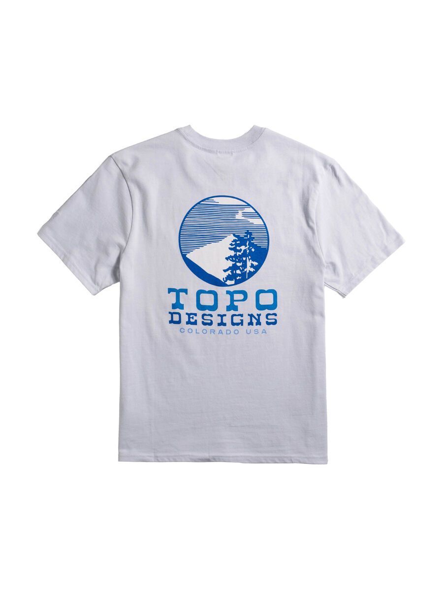 Topo Designs Vintage View Tee S/S Herren, breeze blue - Bild 2