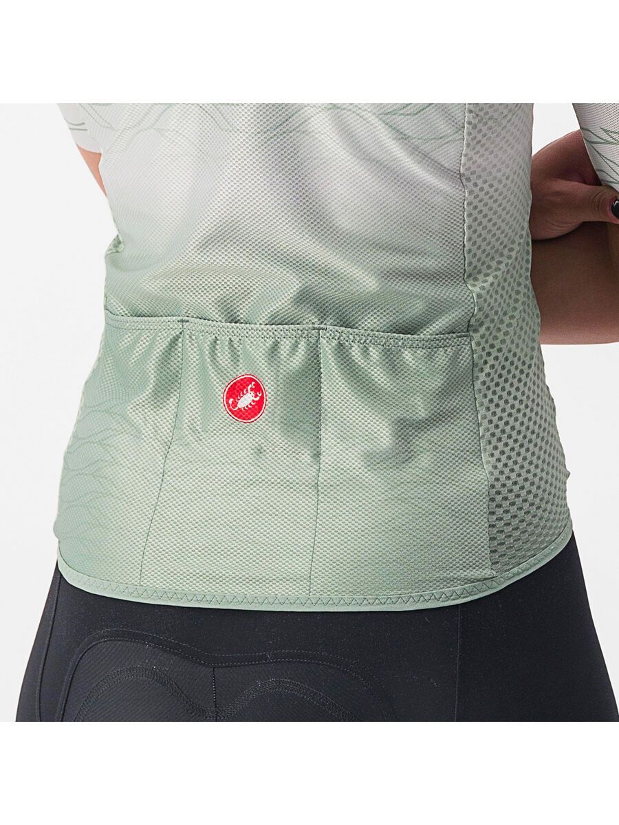 Castelli Climber's 2.0 W Jersey, moon gray/defender green - Bild 5