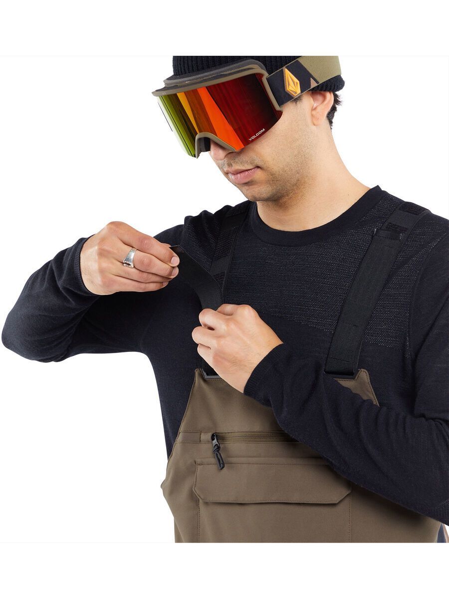 Volcom Roan Bib Overall, teak - Bild 3