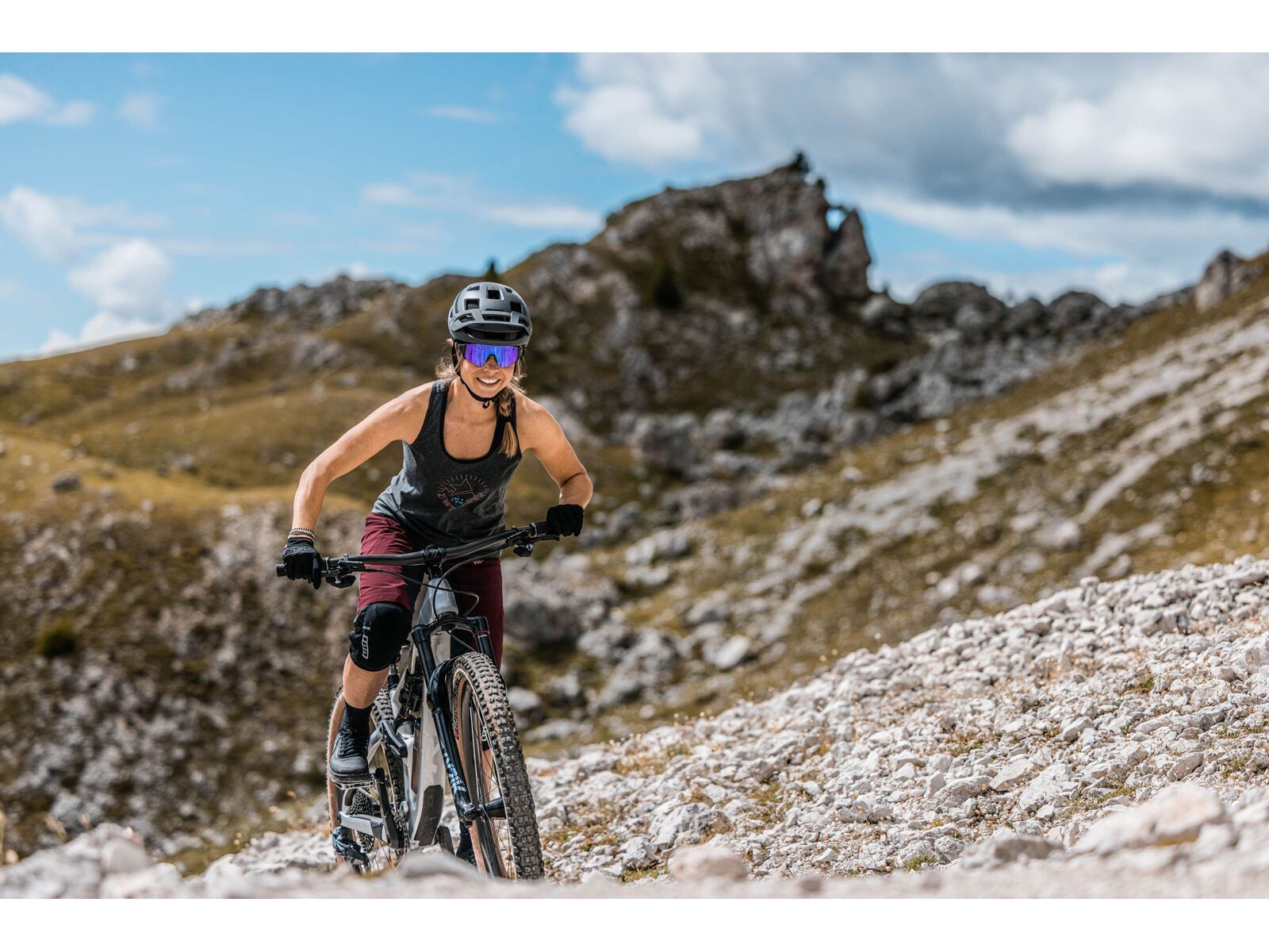 Zimtstern PureFlowz Tank Women’s, pirate black melange / pirate black - Bild 4