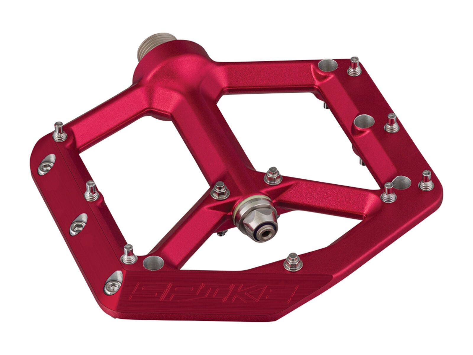 Spank Spike Reboot Flat Pedal, red - Bild 2