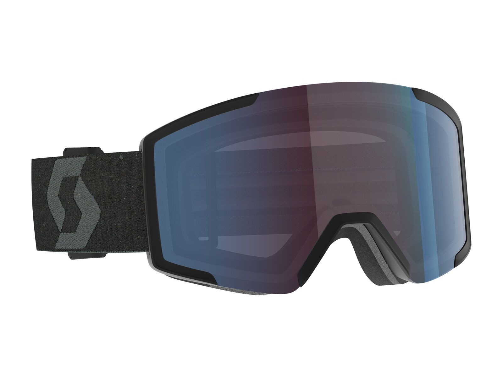 Scott Shield - Enhancer Blue Chrome + WS, mineral black - Bild 1