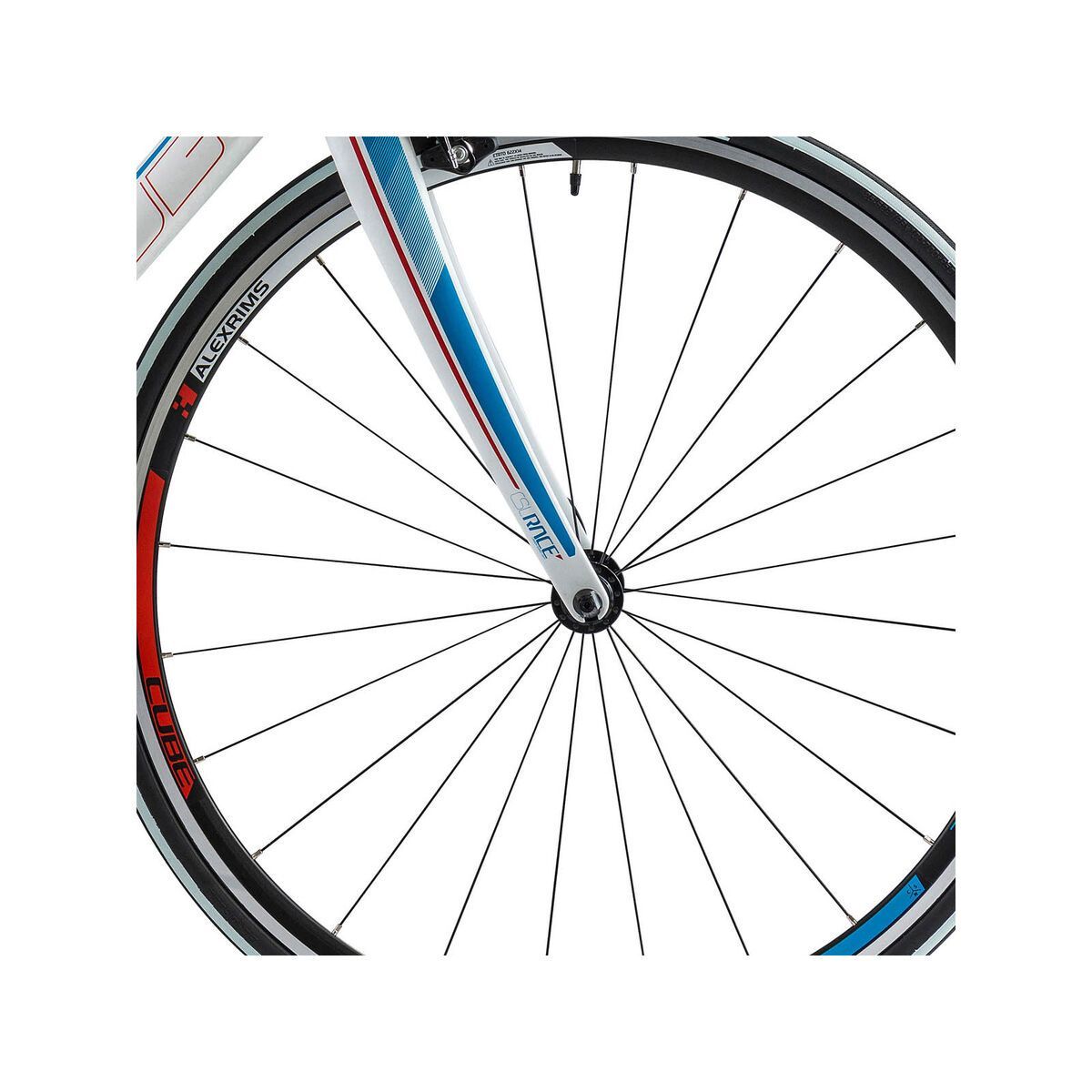 Cube Axial WLS, white/blue/red - Bild 2