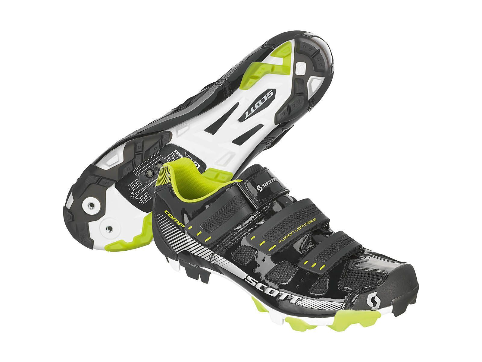 Scott MTB Comp Shoe, black/lime green gloss - Bild 1