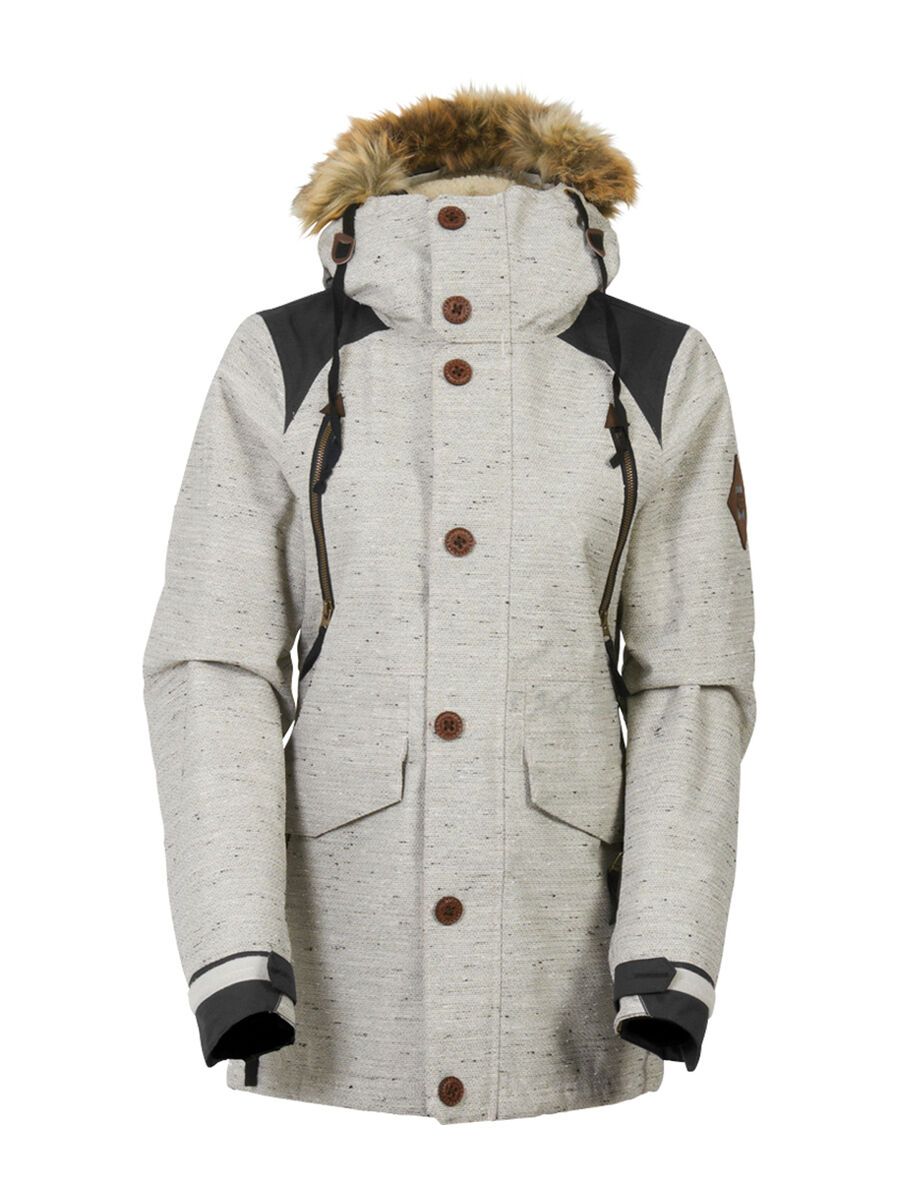 686 Womens Ceremony Jacket, ivory lattice - Bild 1