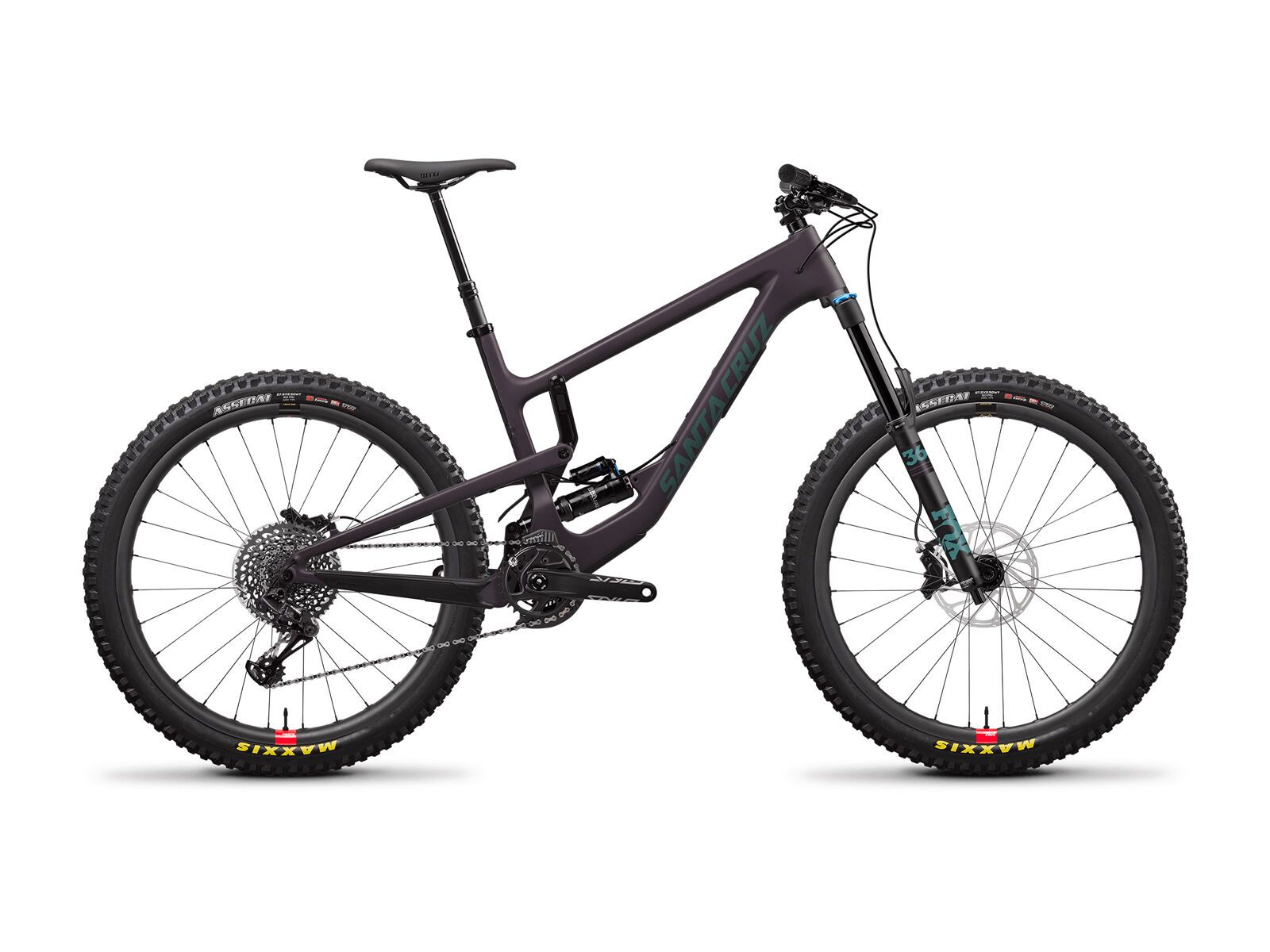 Santa Cruz Nomad C S Reserve, eggplant and aquarius green - Bild 1