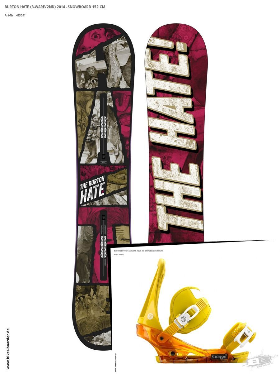 Set: Burton Hate  +  Bootlegger (493831S) - Bild 1