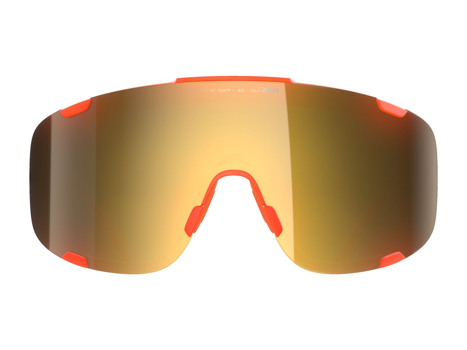 POC Devour, Clarity Road/Partly Sunny Gold / fluo. orange translucent - Bild 2