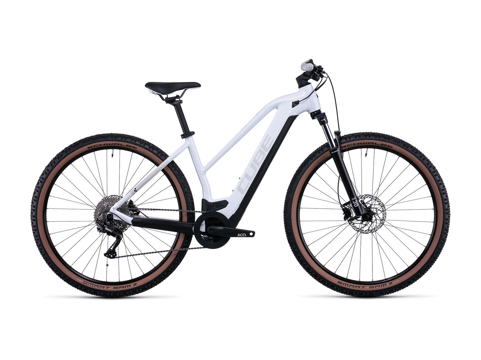 Cube Reaction Hybrid One 625 27.5 Trapeze, white´n´grey - Bild 1