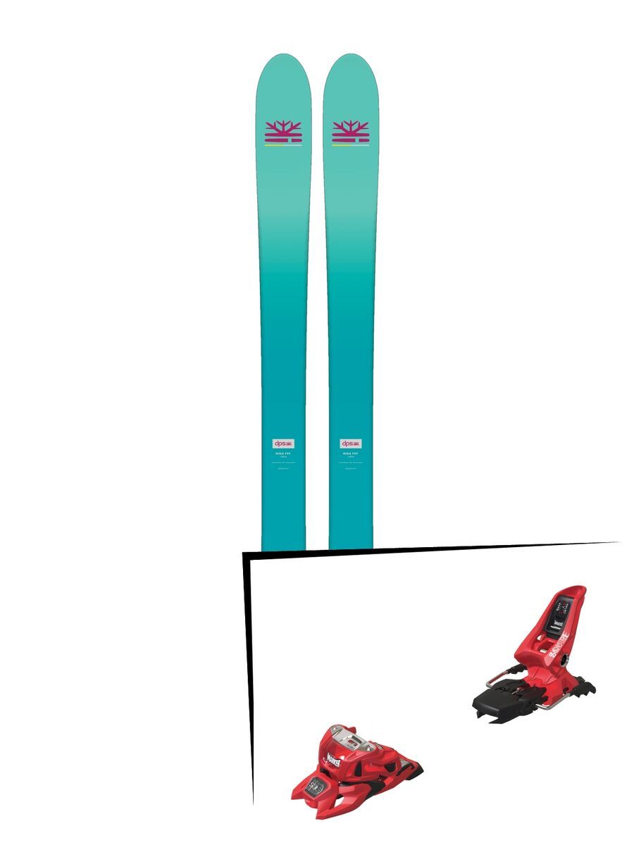 Set: DPS Skis Nina F99 Foundation 2018 + Marker Squire 11 ID red - Bild 1