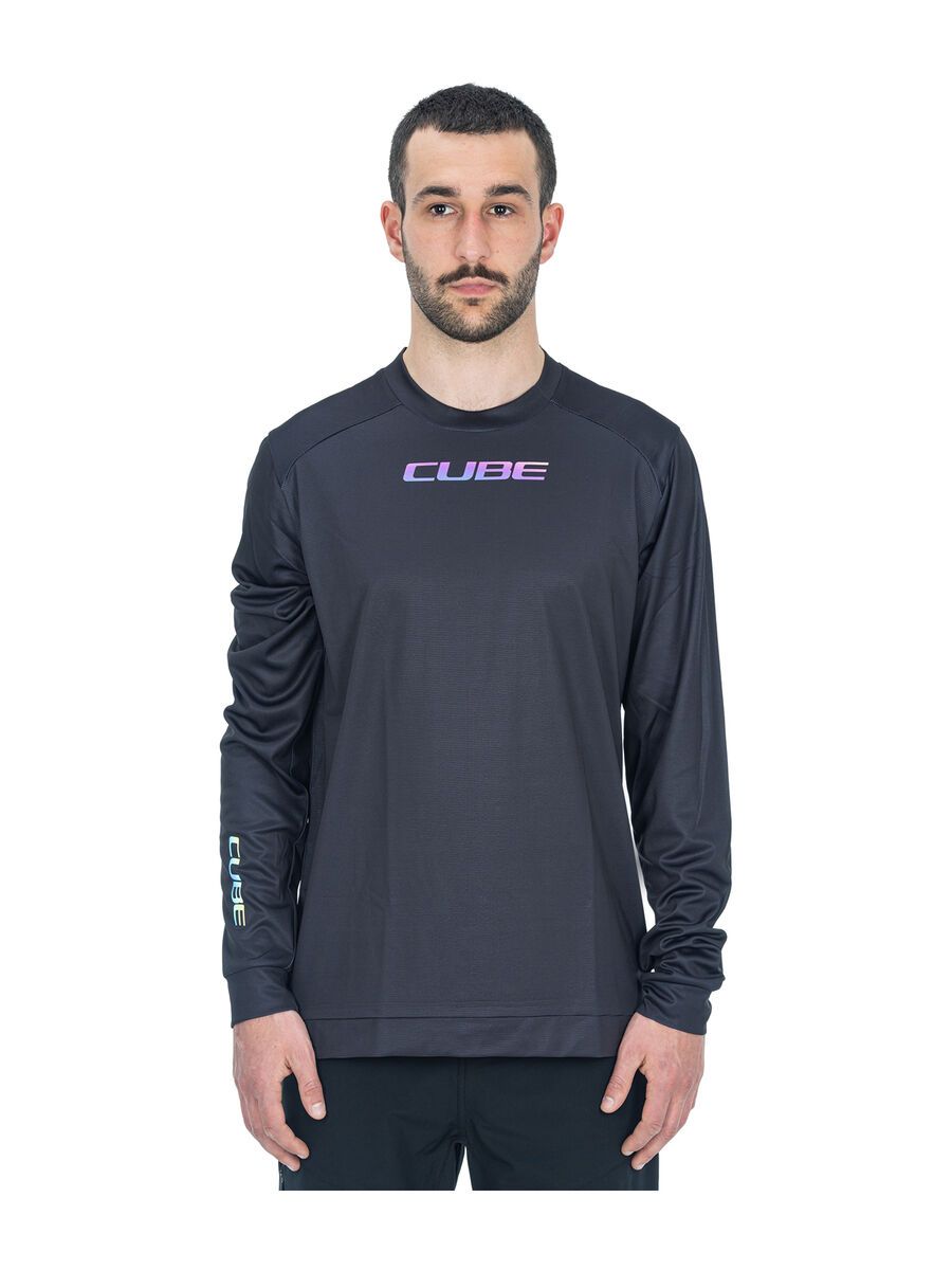 Cube ATX Rundhalstrikot langarm, black - Bild 2
