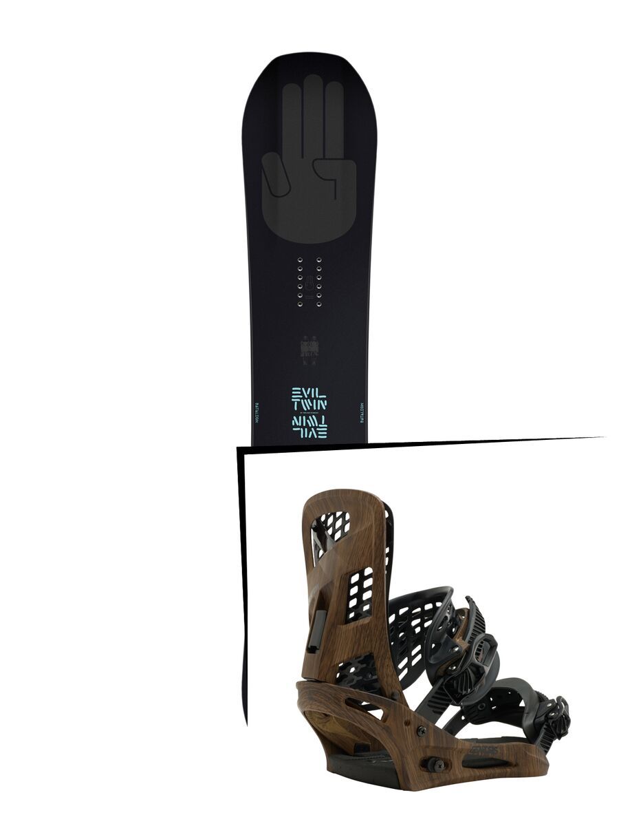 Set: Bataleon Evil Twin 2016 + Burton Genesis (1464082S) - Bild 1