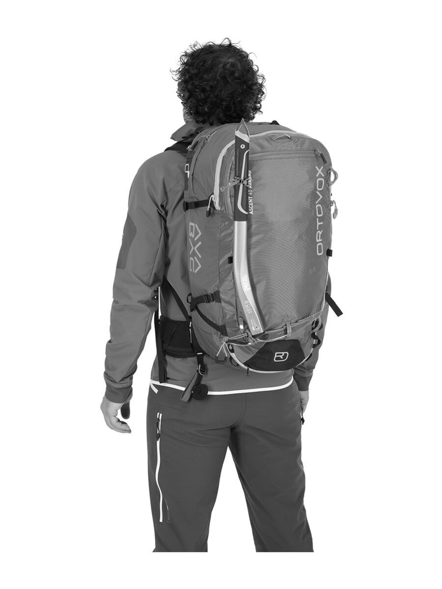 Ortovox Ascent 40 mit Avabag Kit, ohne Kartusche, black anthracite - Bild 5