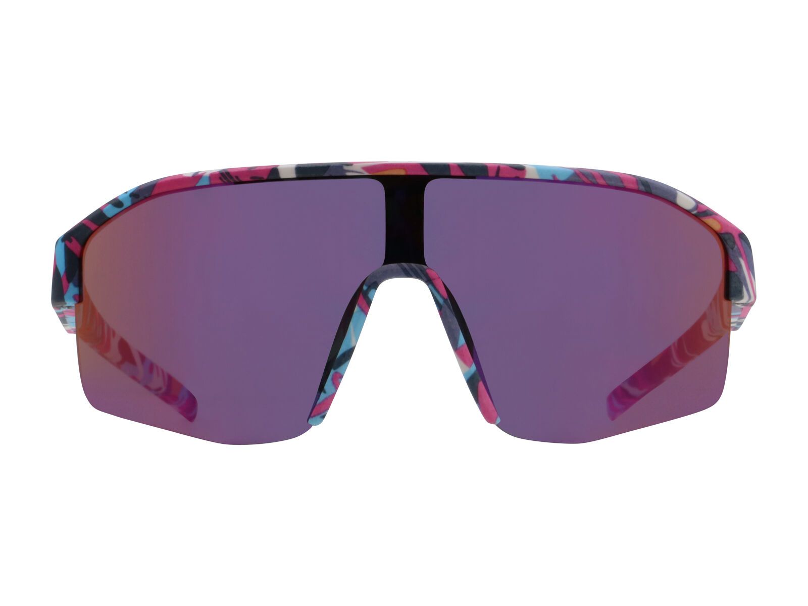 Red Bull Spect Eyewear Dundee, Smoke/Pink-Yellow Mirror / matt blue-pink pattern - Bild 3