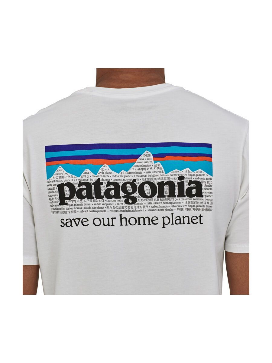 Patagonia Men's P-6 Mission Organic T-Shirt, white - Bild 2