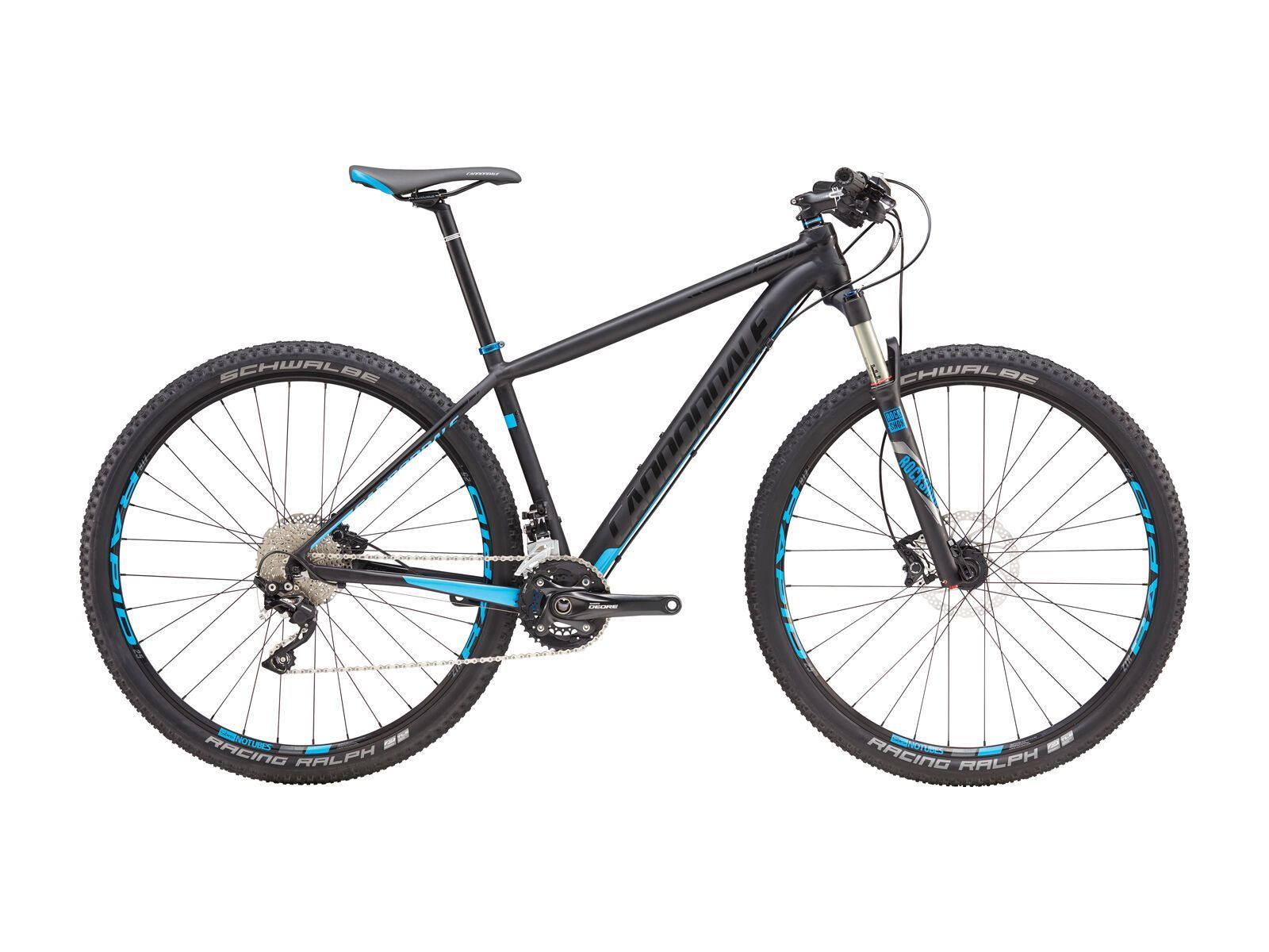 Cannondale F-SI 2 29, jet black w/ nearly black and ultra blue, matte - Bild 1