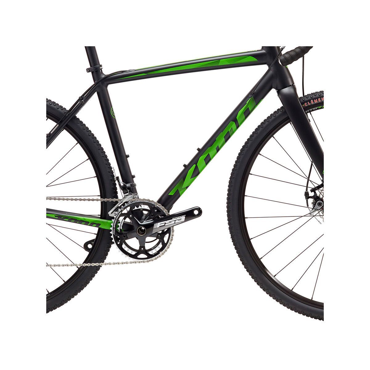 Kona Jake the Snake, matt black/green - Bild 3