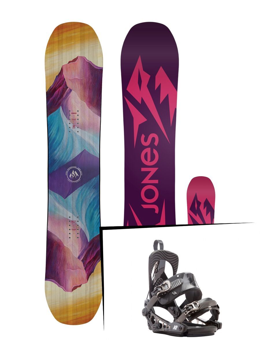 Set: Jones Twin Sister 2017 + K2 Cinch Tryst (1728788S) - Bild 1