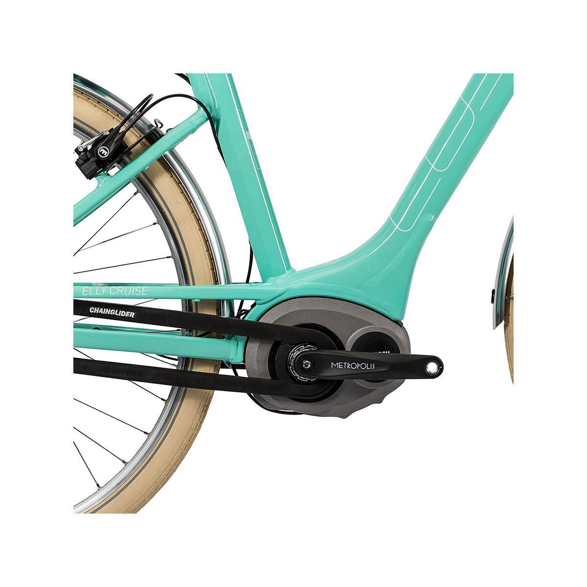 Cube Elly Cruise Hybrid 400 Easy Entry, mint´n´white - Bild 3