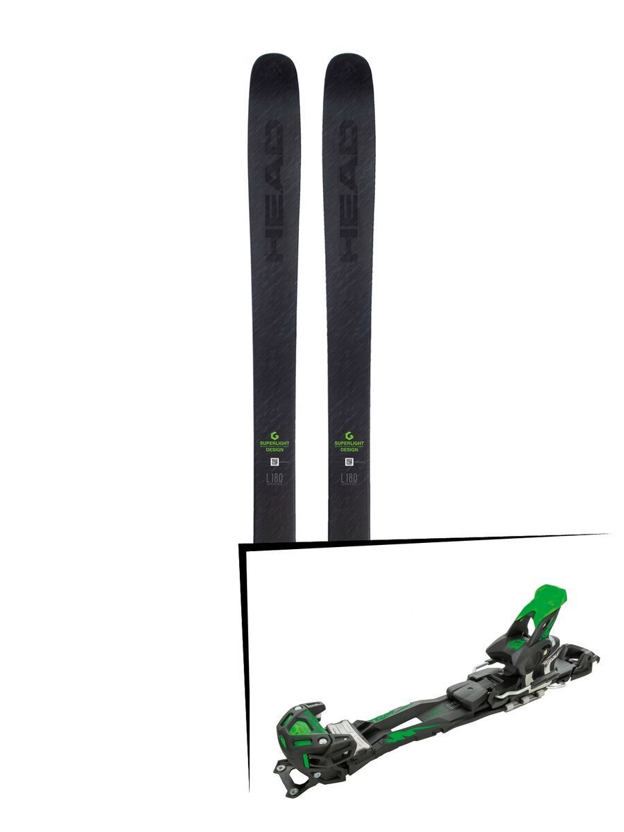 Set: Head Kore 105 2019 + Tyrolia Adrenalin 16 solid black flash green - Bild 1
