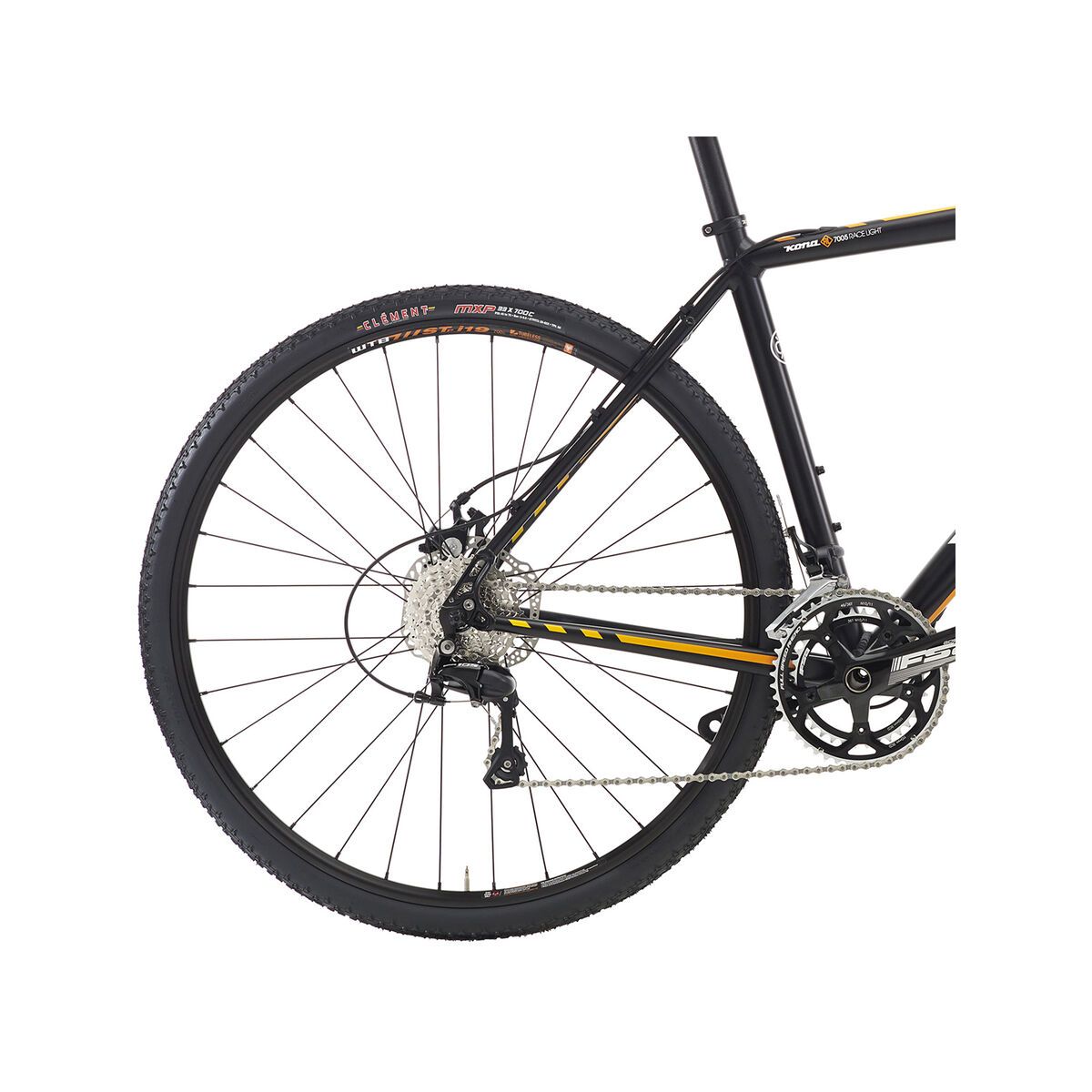 Kona Jake the Snake, matt black w/ white & yellow-orange fade decals - Bild 4